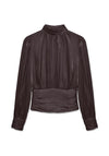 Vero Moda Polly Textured Top, Brown