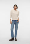 Vero Moda Three Quarter Sleeve Jumper, Birch