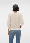 Vero Moda Three Quarter Sleeve Jumper, Birch