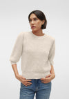 Vero Moda Three Quarter Sleeve Jumper, Birch