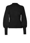 Vero Moda Holly Balloon Sleeve Sweater, Black