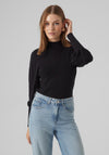 Vero Moda Holly Balloon Sleeve Sweater, Black
