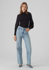 Vero Moda Holly Balloon Sleeve Sweater, Black