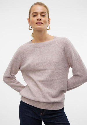 Vero Moda Doffy Knit Sweater, Mauve
