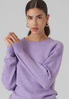 Vero Moda Doffy Knit Sweater, Lilac