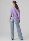 Vero Moda Doffy Knit Sweater, Lilac