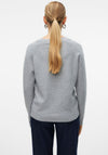 Vero Moda Doffy Knit Sweater, Light Grey