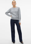Vero Moda Doffy Knit Sweater, Light Grey