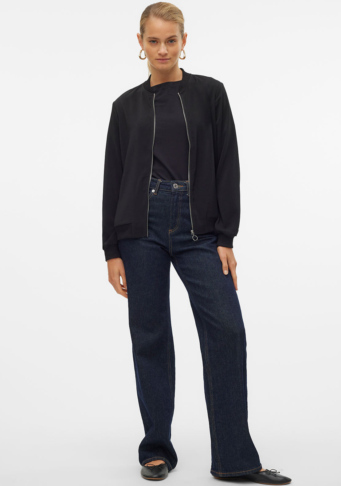 Vero Moda Coco Bomber Jacket, Black