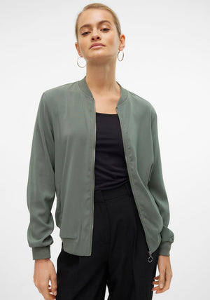 Vero Moda Coco Bomber Jacket, Green