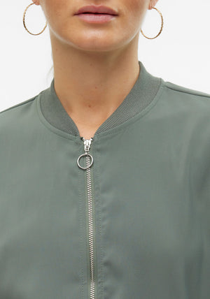 Vero Moda Coco Bomber Jacket, Green