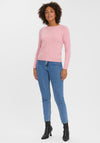 Vero Moda Doffy Knit Jumper, Powder Pink