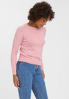 Vero Moda Doffy Knit Jumper, Powder Pink