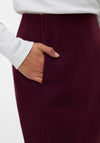 Vero Moda Allison High Waist Short Skirt, Wine