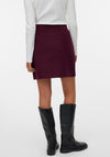 Vero Moda Allison High Waist Short Skirt, Wine