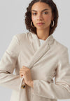 Vero Moda Vera Linen Blazer, Oatmeal