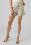 Vero Moda Jesmilo Pleated Shorts, Beige