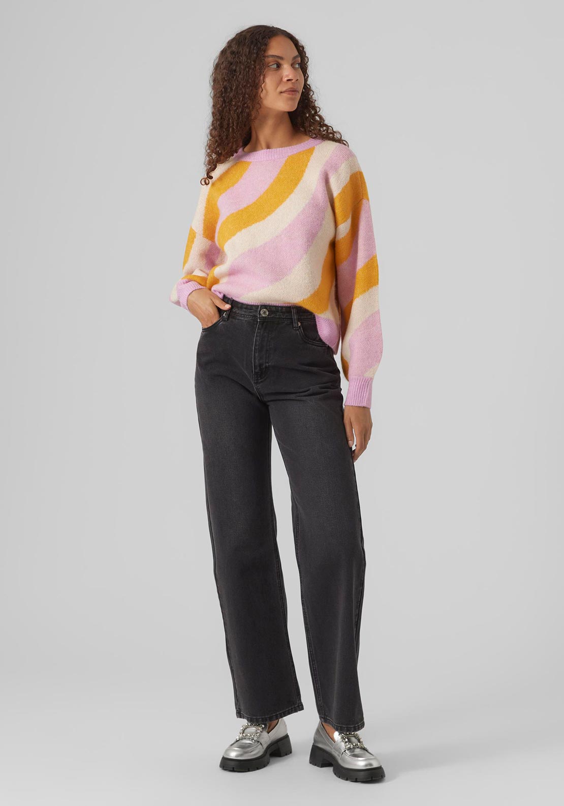 Vero Moda Lena Knitted Sweater, Pastel Lavender