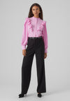 Vero Moda Cira Long Sleeve Frill Shirt, Pastel Lavender