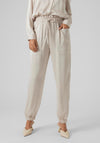 Vero Moda Mary Dana High Waist Trousers , Pumice Stone