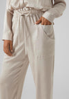 Vero Moda Mary Dana High Waist Trousers , Pumice Stone
