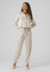 Vero Moda Mary Dana Bomber Shirt, Pumice Stone