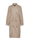 Vero Moda Doreen Long Trench Coat, Oatmeal
