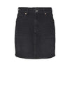 Vero Moda Tessa Mini A-Line Denim Skirt, Black Denim
