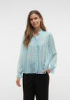 Vero Moda Gea Sheer Chiffon Shirt, Clearwater