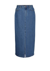 Vero Moda Just Ankle Pencil Denim Skirt, Medium Denim Blue