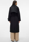 Vero Moda Chloe Long Trench Coat, Black