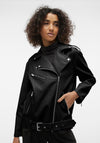 Vero Moda Ramon Paula Coated Jacket, Black