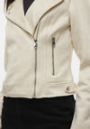 Vero Moda Jose Faux Suede Short Jacket, Birch