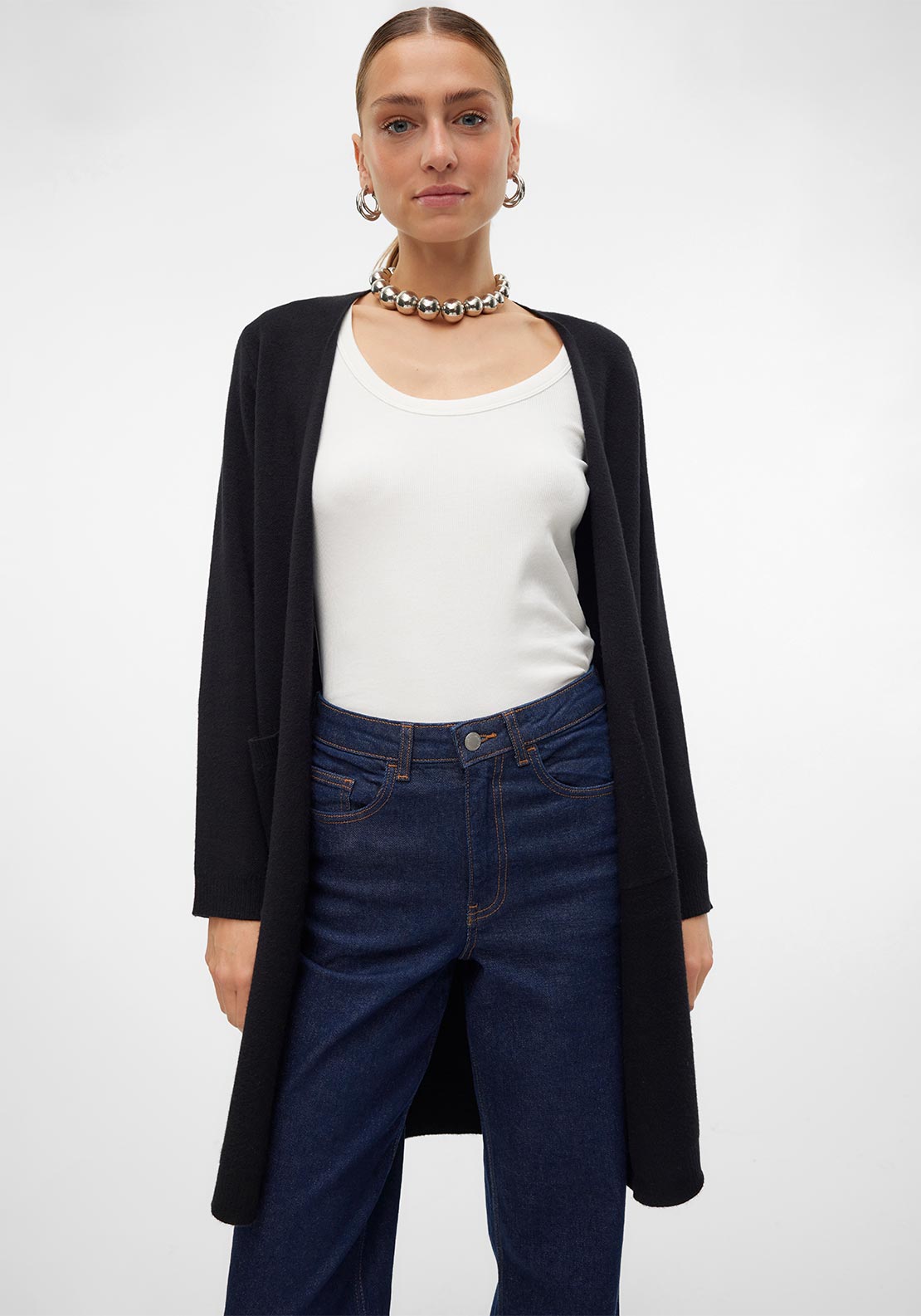 Vero Moda Saba Knit Cardigan, Black