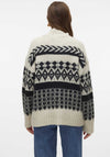 Vero Moda Ample High Neck Jumper, Black