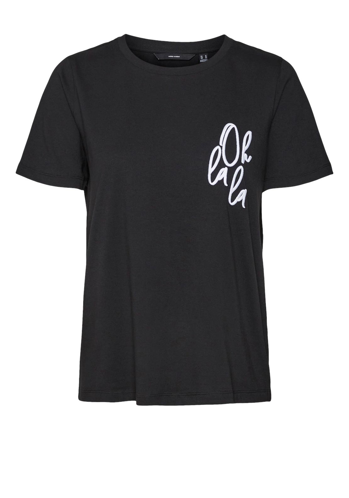 Vero Moda Line Oh La La T-Shirt, Black