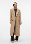 Vero Moda Densia Long Wool Coat, Beige