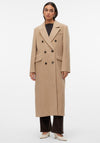 Vero Moda Densia Long Wool Coat, Beige