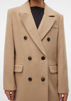 Vero Moda Densia Long Wool Coat, Beige