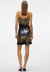 Vero Moda Ria Sequin Ombre Strappy Dress, Silver