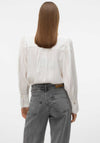 Vero Moda Dayma Pleated Panel Shirt, White