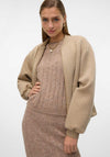 Vero Moda Karen Short Bomber Jacket, Beige