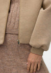 Vero Moda Karen Short Bomber Jacket, Beige