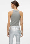 Vero Moda Chloe Lurex Tank Top, Light Grey
