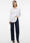 Vero Moda Nora Oversized Shirt, White