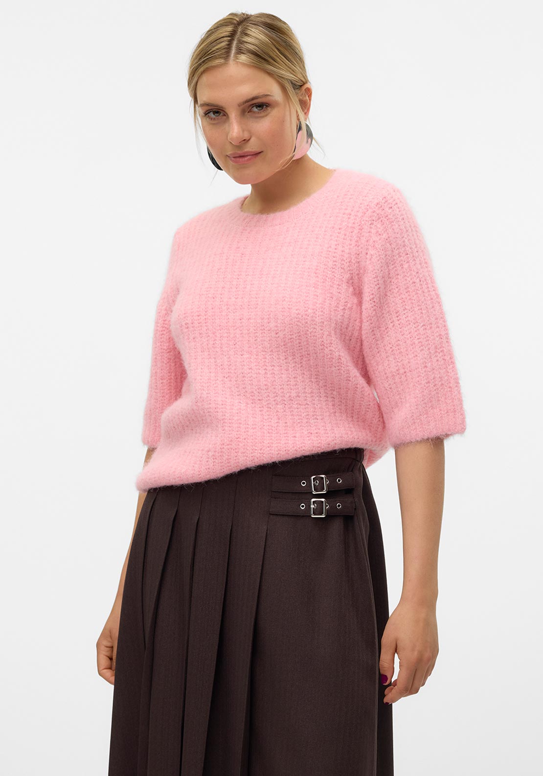 Vero Moda Awsome Knit Pullover, Pink