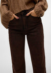 Vero Moda Tessa High Rise Wide Leg Jeans, Brown