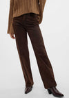 Vero Moda Tessa High Rise Wide Leg Jeans, Brown
