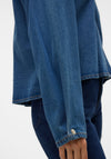 Vero Moda Irena Relaxed Denim Shirt, Medium Blue Denim