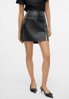 Vero Moda Nelly Faux Leather Mini Skirt, Black